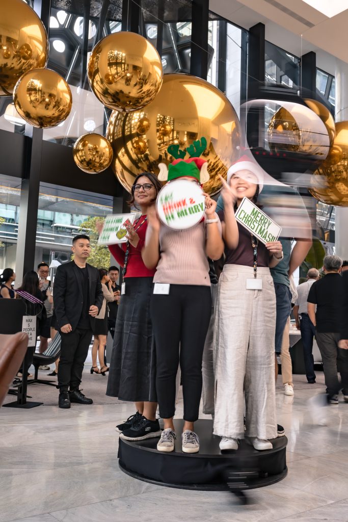 photo booth for xmas event planning